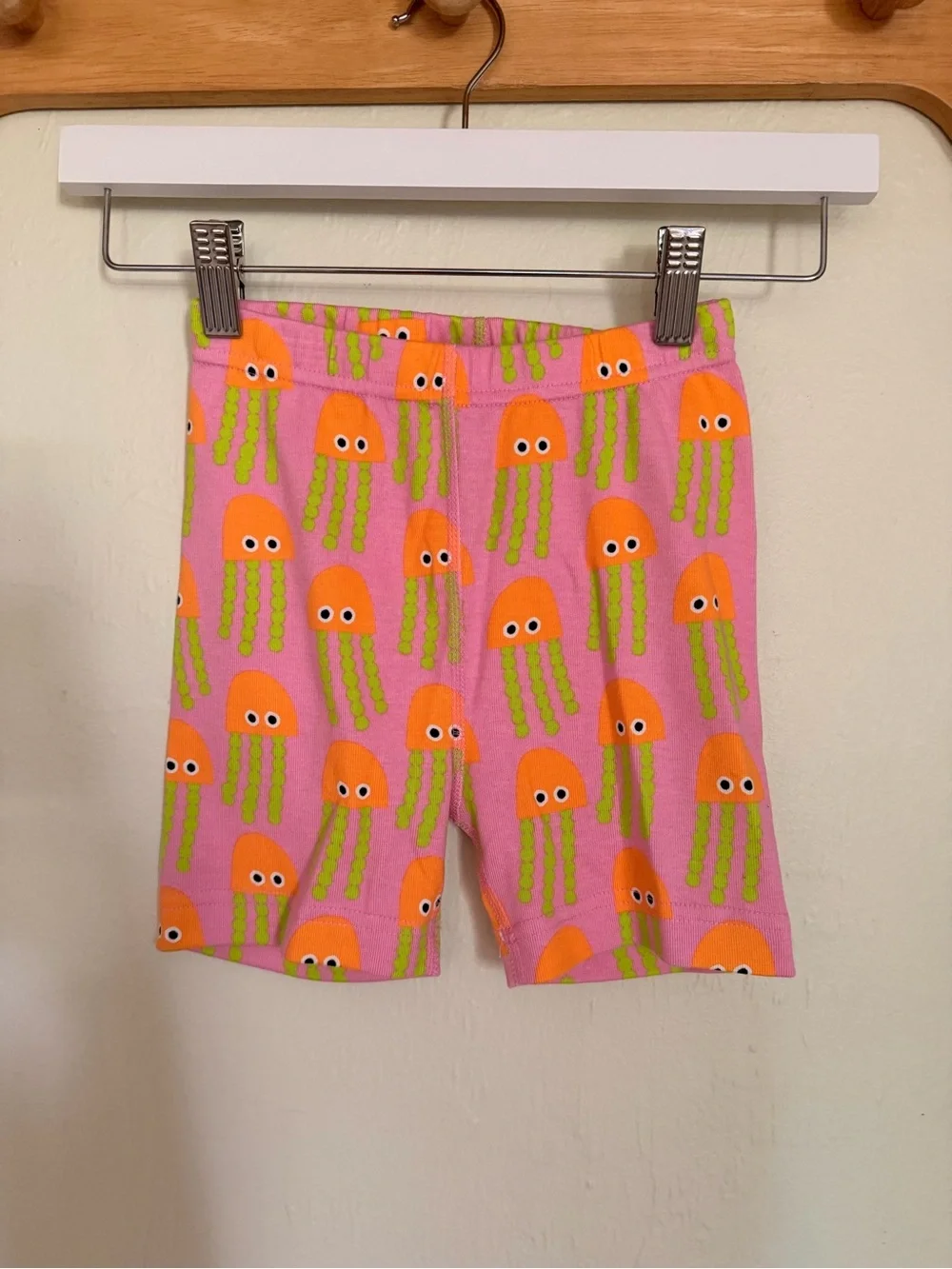 Hanna Andersson Pink Short-Sleeve Jellyfish Pajama Set